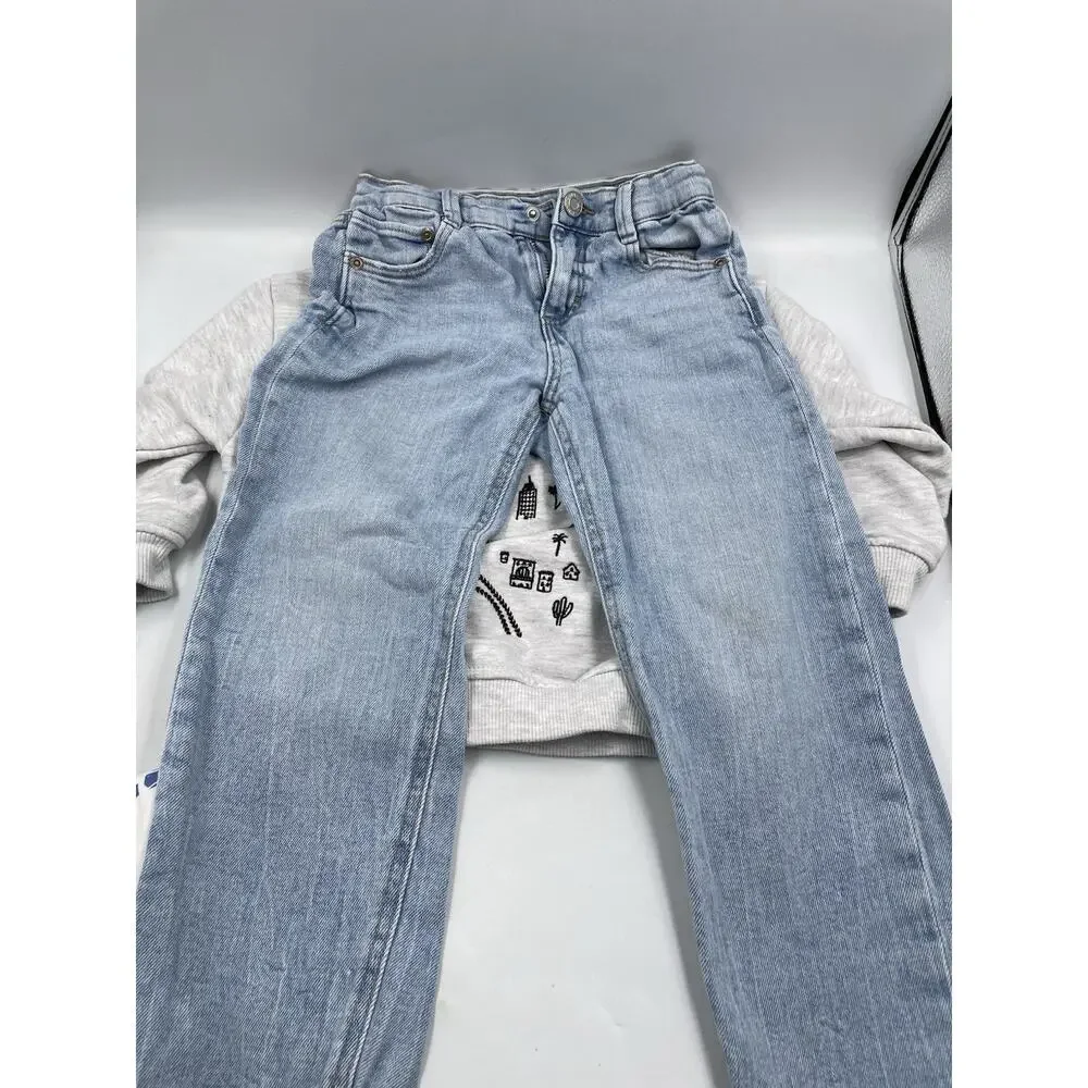 Zara Boys Jeans, Shirt, & Sweater Size 4-5